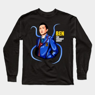 Ben The Friendly Ghost Long Sleeve T-Shirt